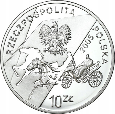 III RP. 10 zł 2005 Ildefons Gałczyński - SREBRO