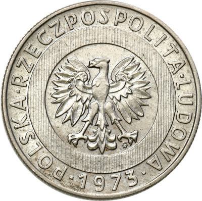 PRL. PRÓBA Miedzionikiel, 20 zł 1973 – wieżowiec