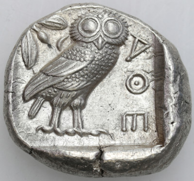 Tetradrachma, 454 - 404 p. n. e., Ateny – PIĘKNA