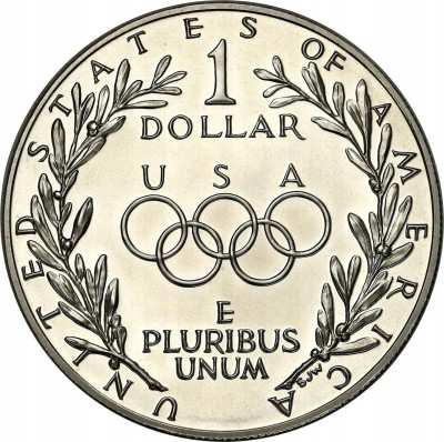 USA 1 dolar 1988 S Olimpiada Seul - SREBRO