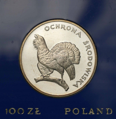100 złotych 1980 Głuszec Ochrona Środowiska