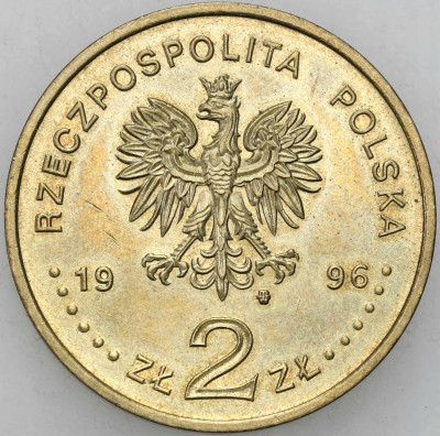 2 złote 1996 Zygmunt II August - NAJRZADSZA
