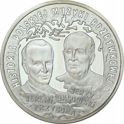 10 złotych 2011–J. Wasowski i J. Przybora - SREBRO