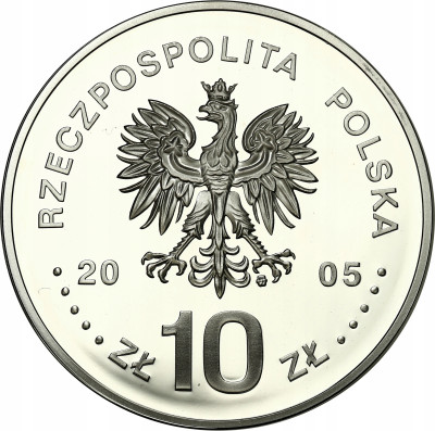 III RP. 10 złotych 2005 Poniatowski - SREBRO