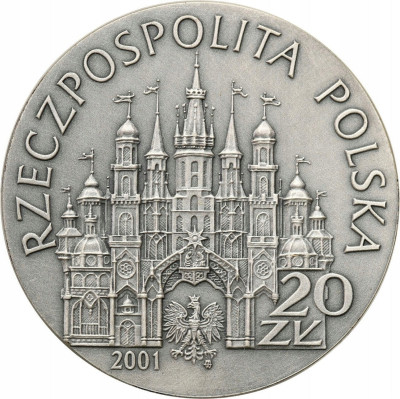 III RP. 20 złotych 2001 Kolędnicy- SREBRO