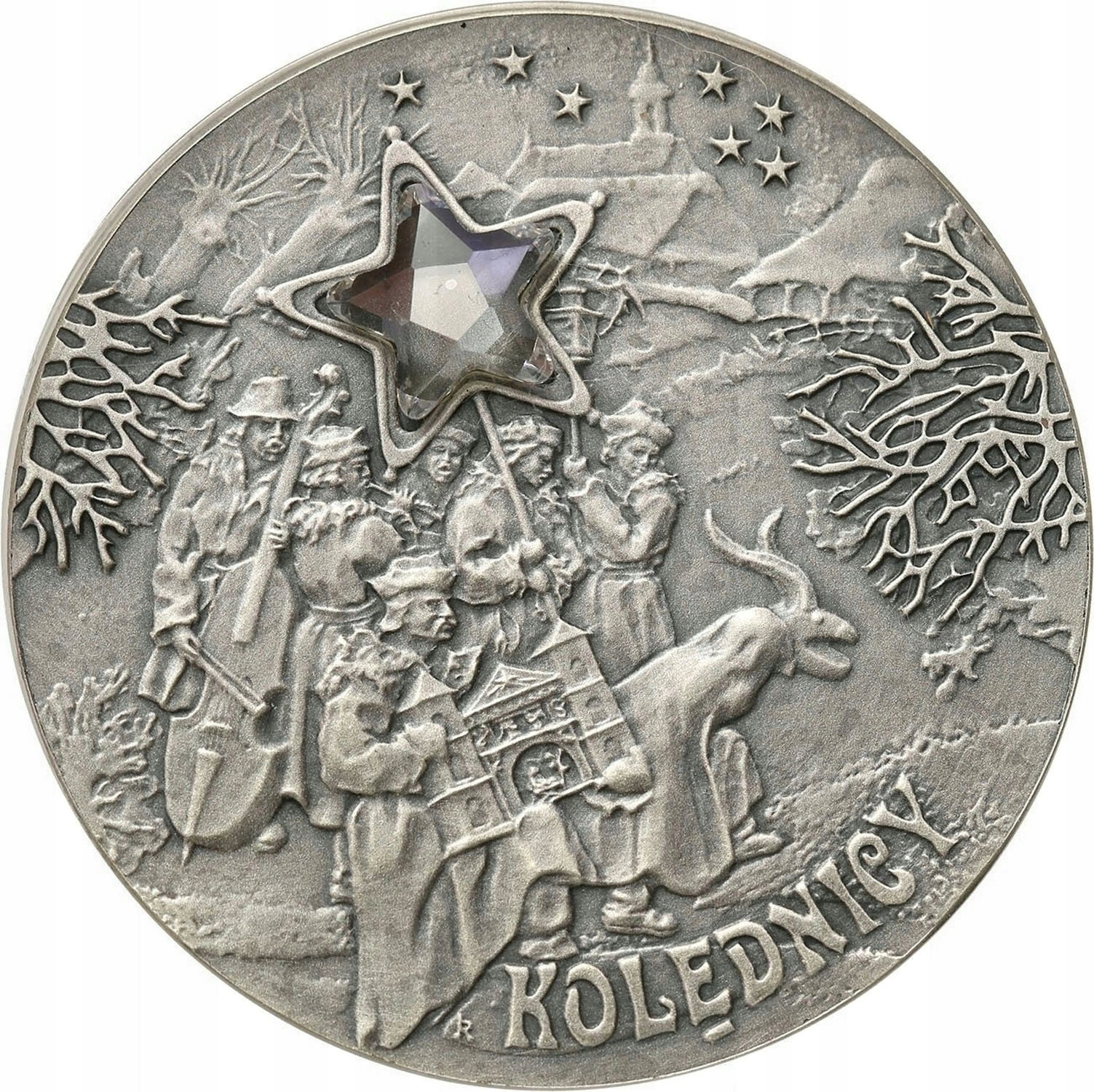 III RP. 20 złotych 2001 Kolędnicy- SREBRO