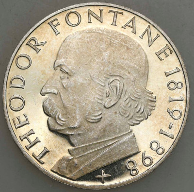 Niemcy, 5 marek 1969 G, Theodor Fontane - SREBRO
