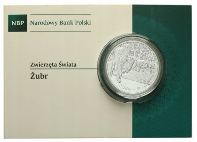 III RP. 20 złotych 2013 Żubr – SREBRO