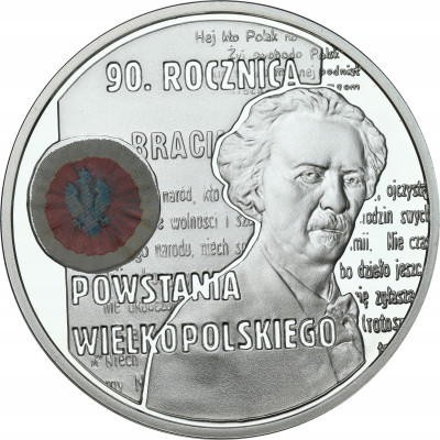10 złotych 2008 Powstanie Wielkopolskie -SREBRO