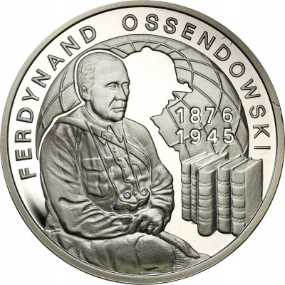 III RP 10 zł 2011 Ferdynand Ossendowski - SREBRO