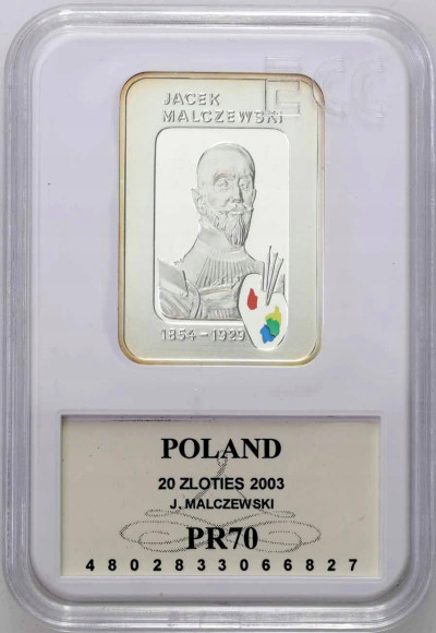 20 złotych 2003 Jacek Malczewski GCN PR70