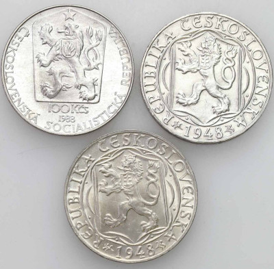 100 koron 1948 i 1998, Kremnica - SREBRO