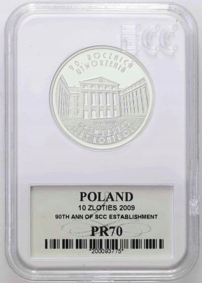 10 złotych 2009 NIK - GCN PR70