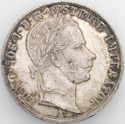 Austria 1 Floren 1860 A Franc. Józef I - SREBRO