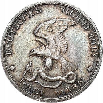 Niemcy, Prusy. 3 marki 1913, Berlin