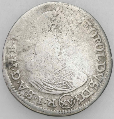 Austria, Leopold I. 15 krajcarów 1659 - SREBRO