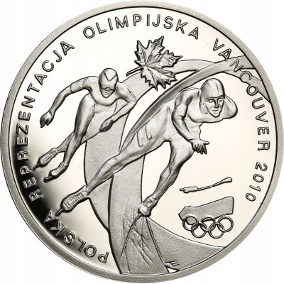 III. 10 zł 2010 Reprezentacja Vancouver- SREBRO