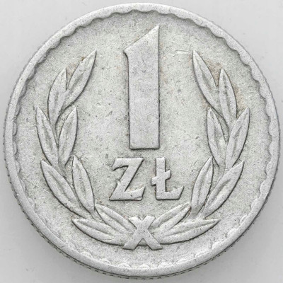 PRL. 1 złoty 1968 Aluminium - RZADKIE