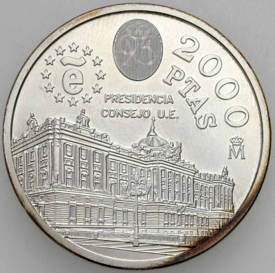 Hiszpania. 2000 peset 1995 - SREBRO