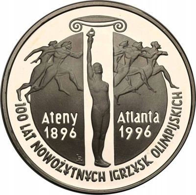III RP. 10 złotych 1995 Ateny Atlanta