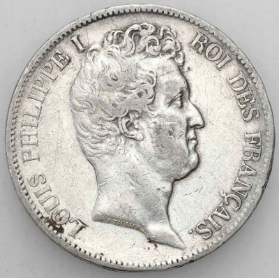 Francja. Louis Philippe 5 franków 1831 'J'