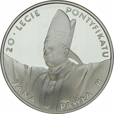 10 złotych 1998 Jan Paweł II Pontyfikat - SREBRO