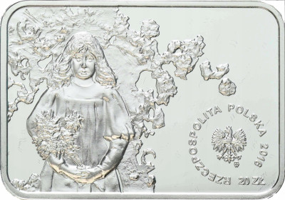III RP. 20 złotych 2016 Olga Boznańska - SREBRO