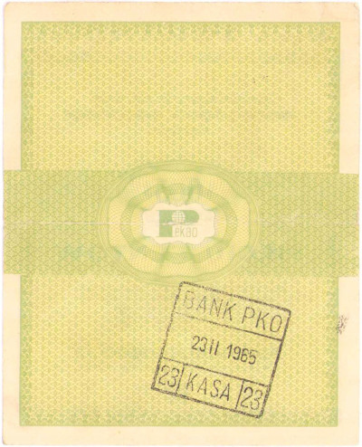 Pewex Bon 5 centów 1960 - Ba -bez klauzuli-RZADSZE