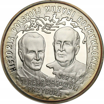 10 zł 2011 – J. Wasowski i J. Przybora - SREBRO