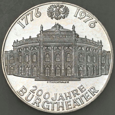 Austria, 100 szylingów 1976, Wiedeń – SREBRO