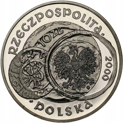 10 złotych 2000 Zjazd w Gnieźnie - SREBRO