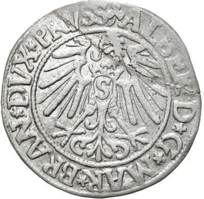 Prusy Książęce. Grosz 1545, Królewiec