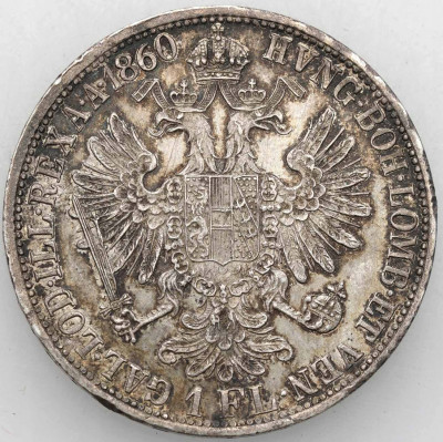 Austria 1 Floren 1860 A Franc. Józef I - SREBRO