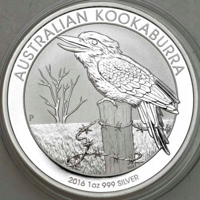 Australia 1 Dolar 2016 Kookaburra Uncja SREBRO