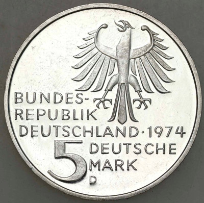 Niemcy, 5 marek 1974 D, Immanuel Kant - SREBRO