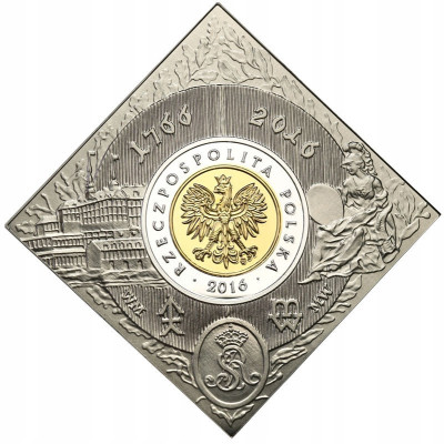 III RP. 5 złotych 2016 Rocznica Założenia Mennicy