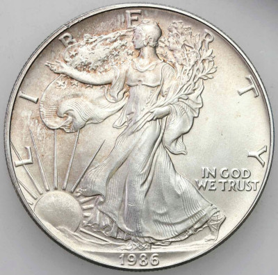 USA 1 dolar 1986 - UNCJA SREBRA