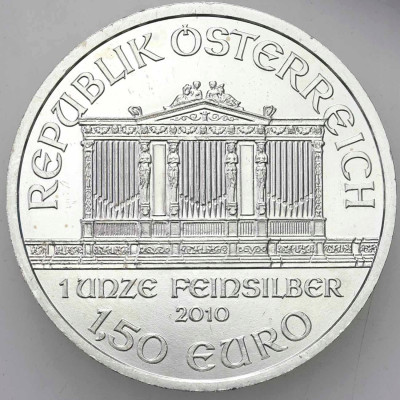 Austria 1,50 Euro 2010 Filharmonicy – SREBRO
