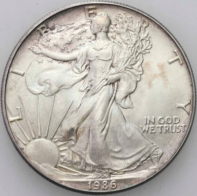 USA 1 dolar 1986 - UNCJA SREBRA