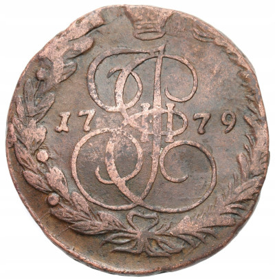 Katarzyna II. 5 kopiejek 1779 EM, Jekaterinburg