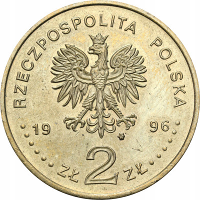 2 złote 1996 Zygmunt II August - NAJRZADSZA