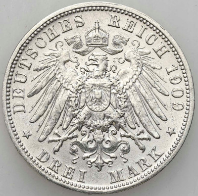 Niemcy, Wirtembergia. 3 marki 1910 F, Stuttgart
