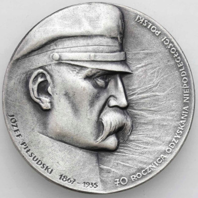 Medal J. Piłsudski 70 r. Odzyskania Niepodległości