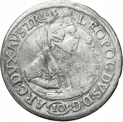 Austria Leopold V (1619–32) 10 krajcarów 1628 Hall