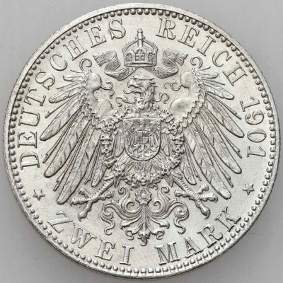 Niemcy, 2 marki 1901, Berlin – SREBRO
