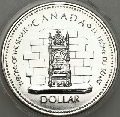 Kanada. 1 dolar 1977 koronacja Elżbiety II SREBRO