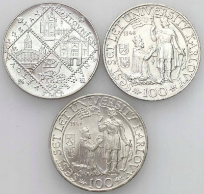 100 koron 1948 i 1998, Kremnica - SREBRO