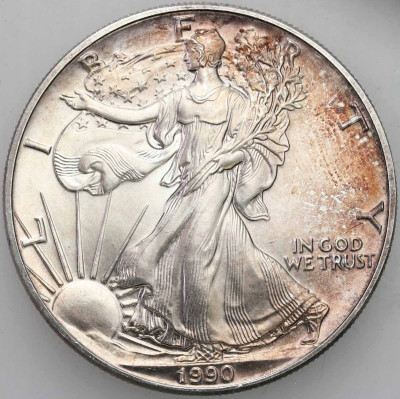 USA 1 dolar 1990 - UNCJA SREBRA