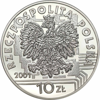 10 złotych 2001 ROK 2001- SREBRO