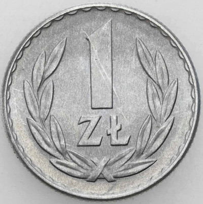 PRL. 1 złoty 1965 Aluminium – RZADKI